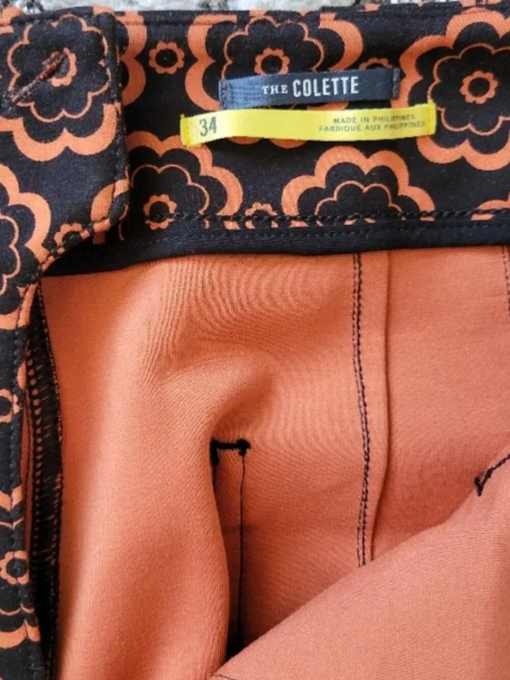 Anthropologie Maeve The Colette High-Rise Wide-Leg Retro Pants 34 - Picture 5 of 7